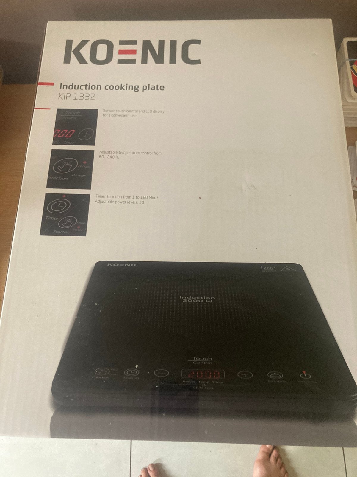 Koenic induction cooking plate, Electroménager, Enlèvement, Comme neuf