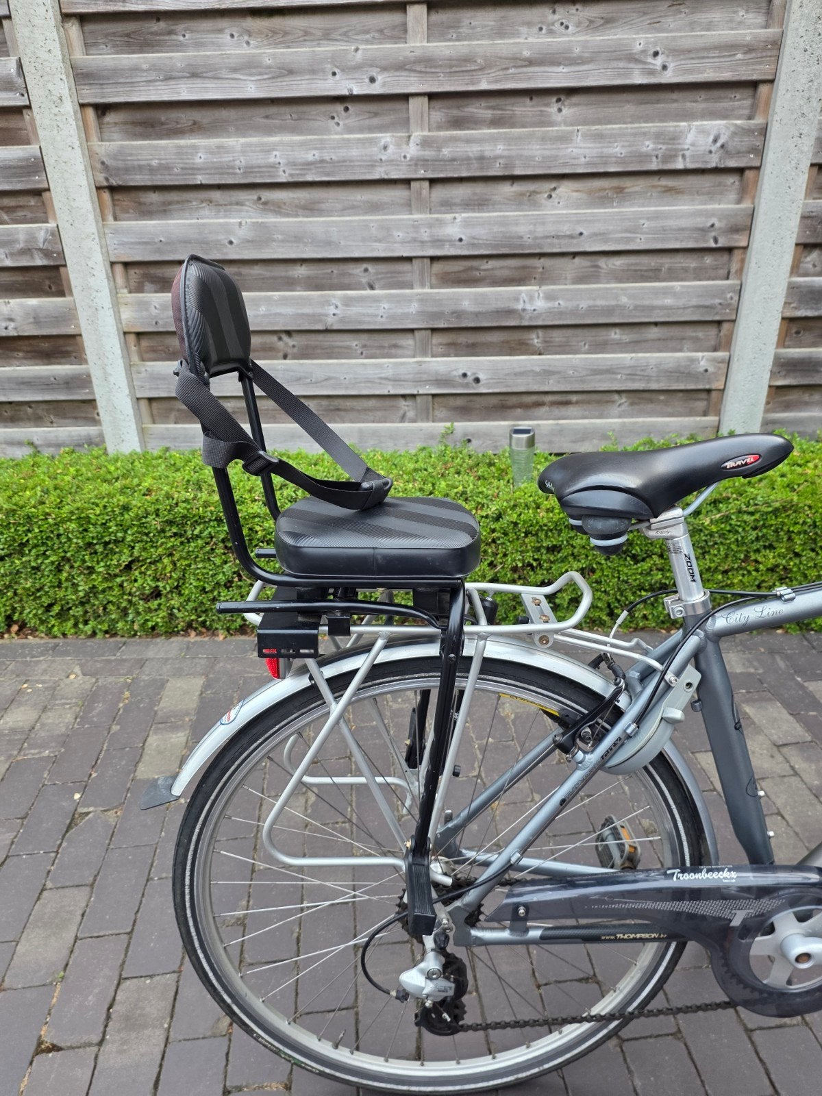 Kinderstoel voor fiets zwart, Fietsen en Brommers, Ophalen