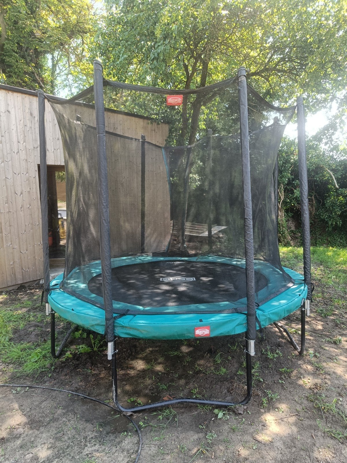 Trampoline Berg Airflow, Ophalen