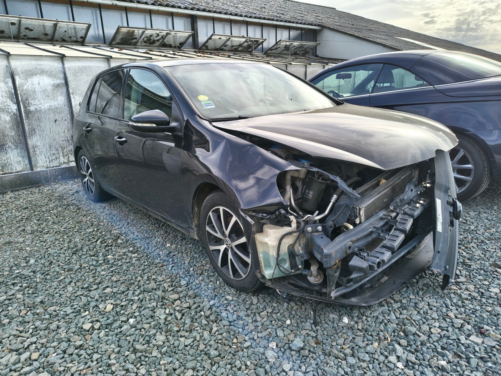 Voiture endommagée Volkswagen Golf, Euro 5, Achat, Entreprise, Noir