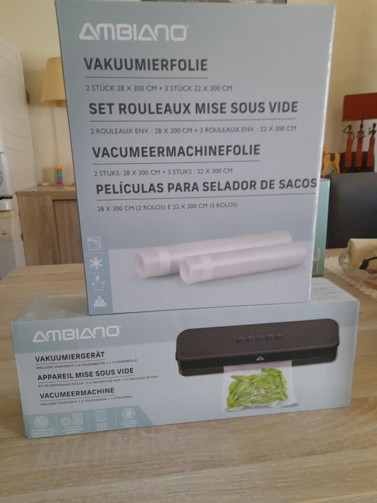 Te koop vacumeer machine+vacumeer folie, Ophalen, Nieuw