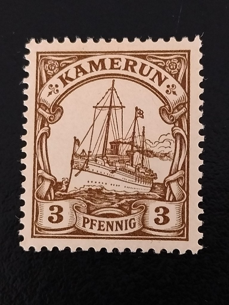 Cameroun allemand 1900 - Yacht impérial Hohenzollern *, Timbres & Monnaies, Timbres | Afrique, Envoi, Autres pays, Non oblitéré