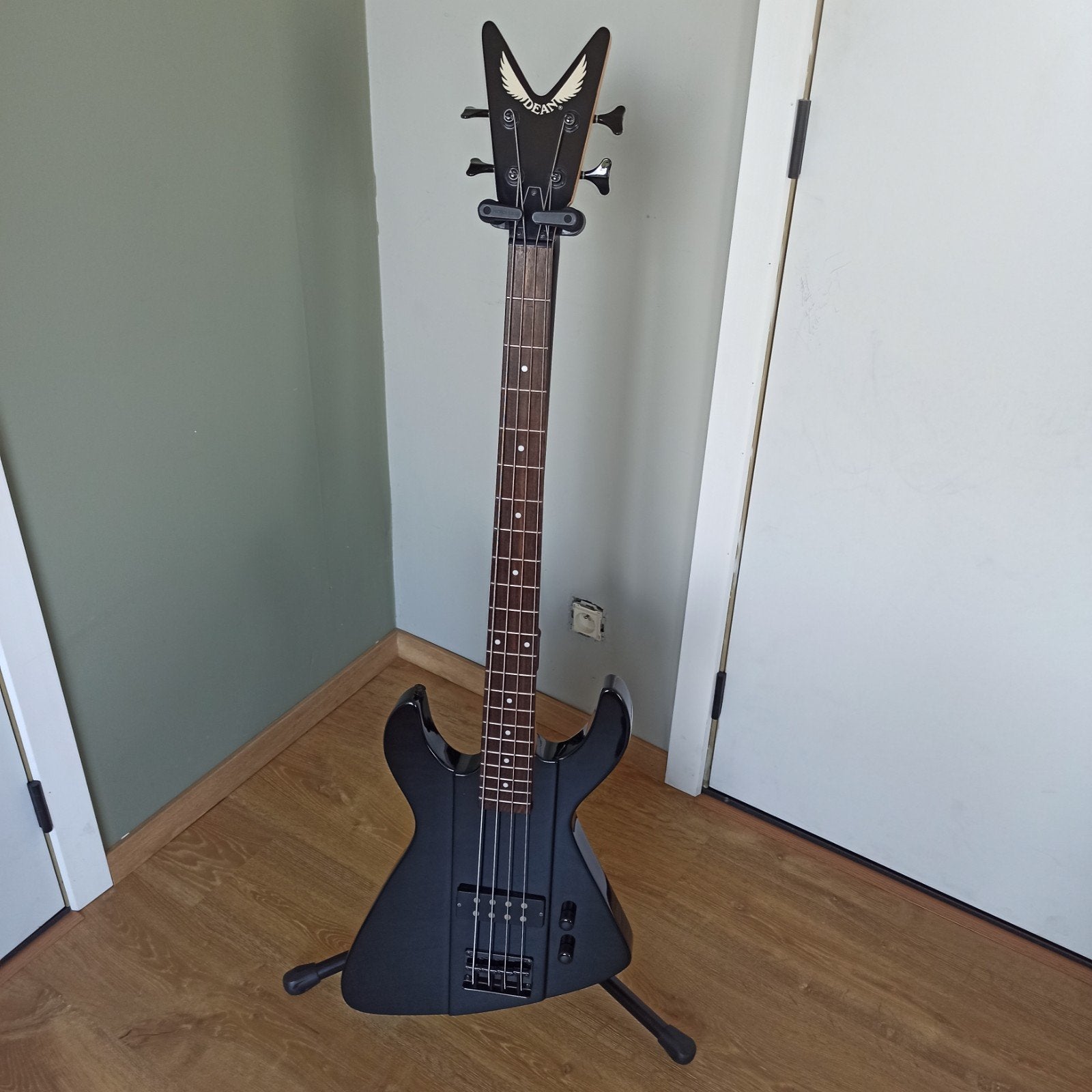 Dean Demonator Metalman basgitaar, Muziek en Instrumenten, Ophalen of Verzenden, Gebruikt, Elektrisch