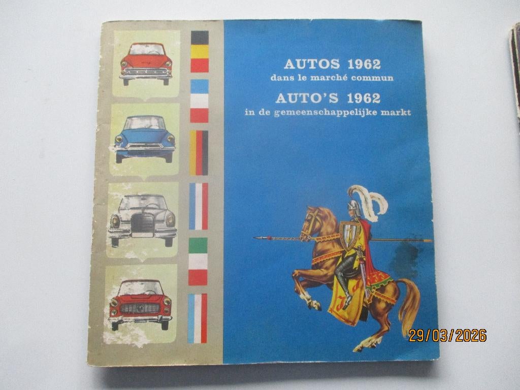 Superchocolde Jacques chromo album auto's 1964, Enlèvement ou Envoi