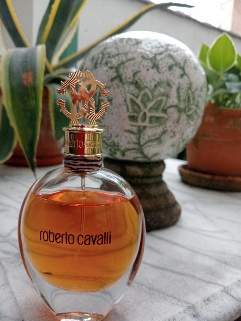 Eau de parfum Roberto Cavalli 75 ml, Handtassen en Accessoires, Uiterlijk | Parfum, Ophalen, Gebruikt