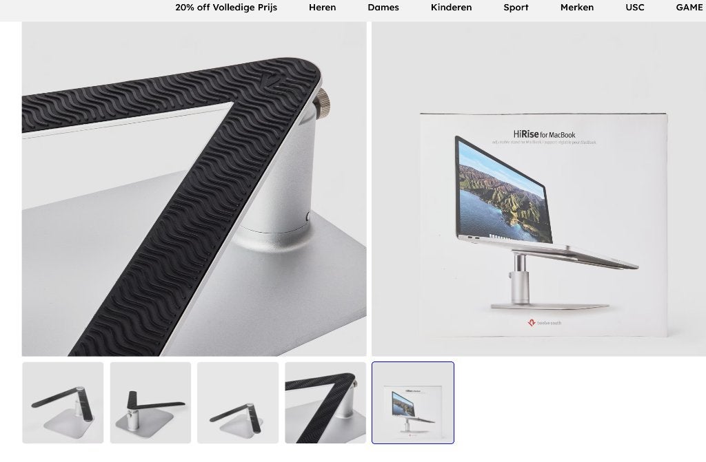 Twelve South HiRise Pro MacBook staander met magsafe, Computers en Software, Ophalen, Zo goed als nieuw