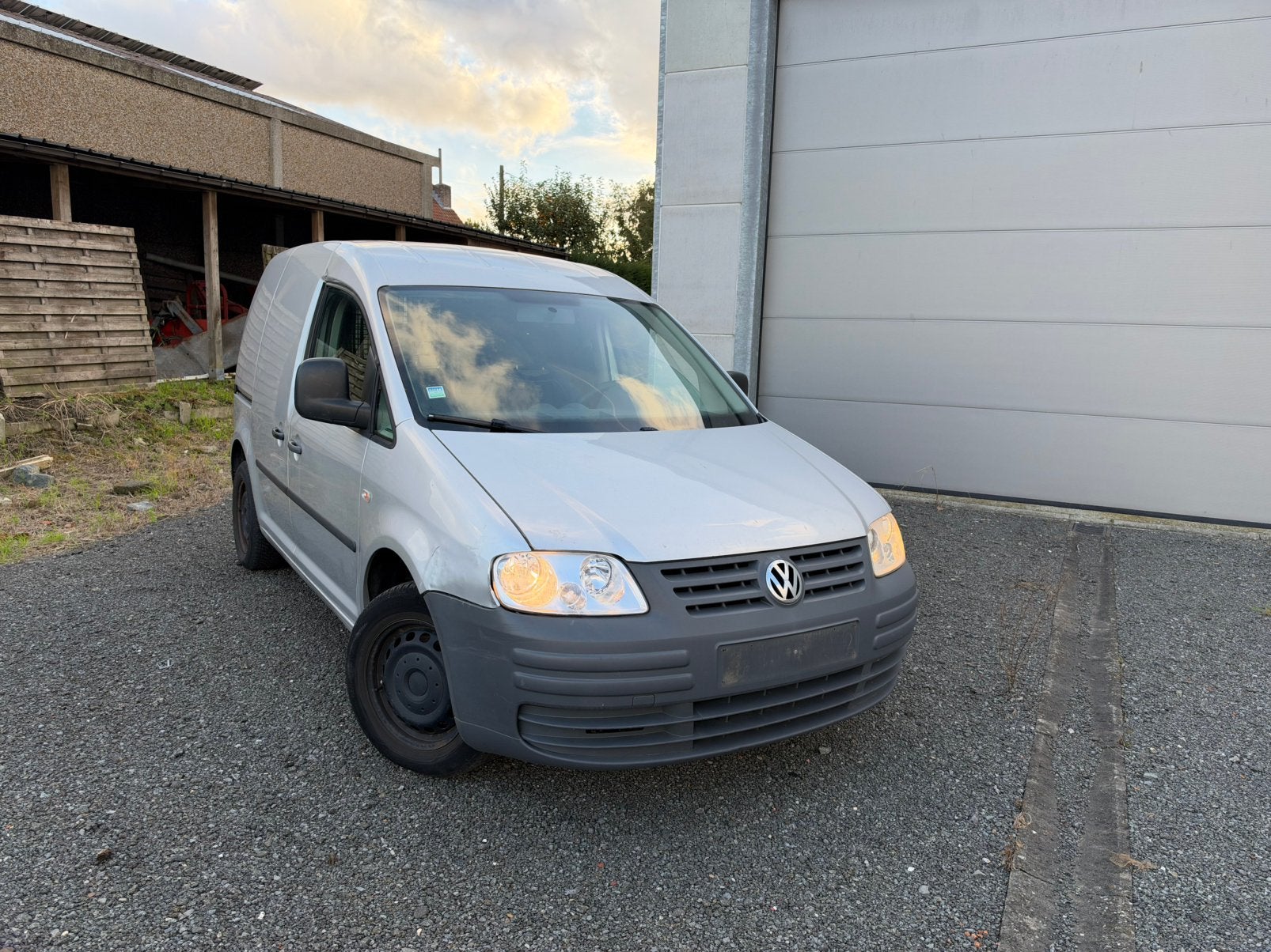 Volkswagen Caddy 2.0 SDI Diesel 2008 Rijdt goed!, Auto's, Voorwielaandrijving, Zwart, 4 cilinders, 888 kg