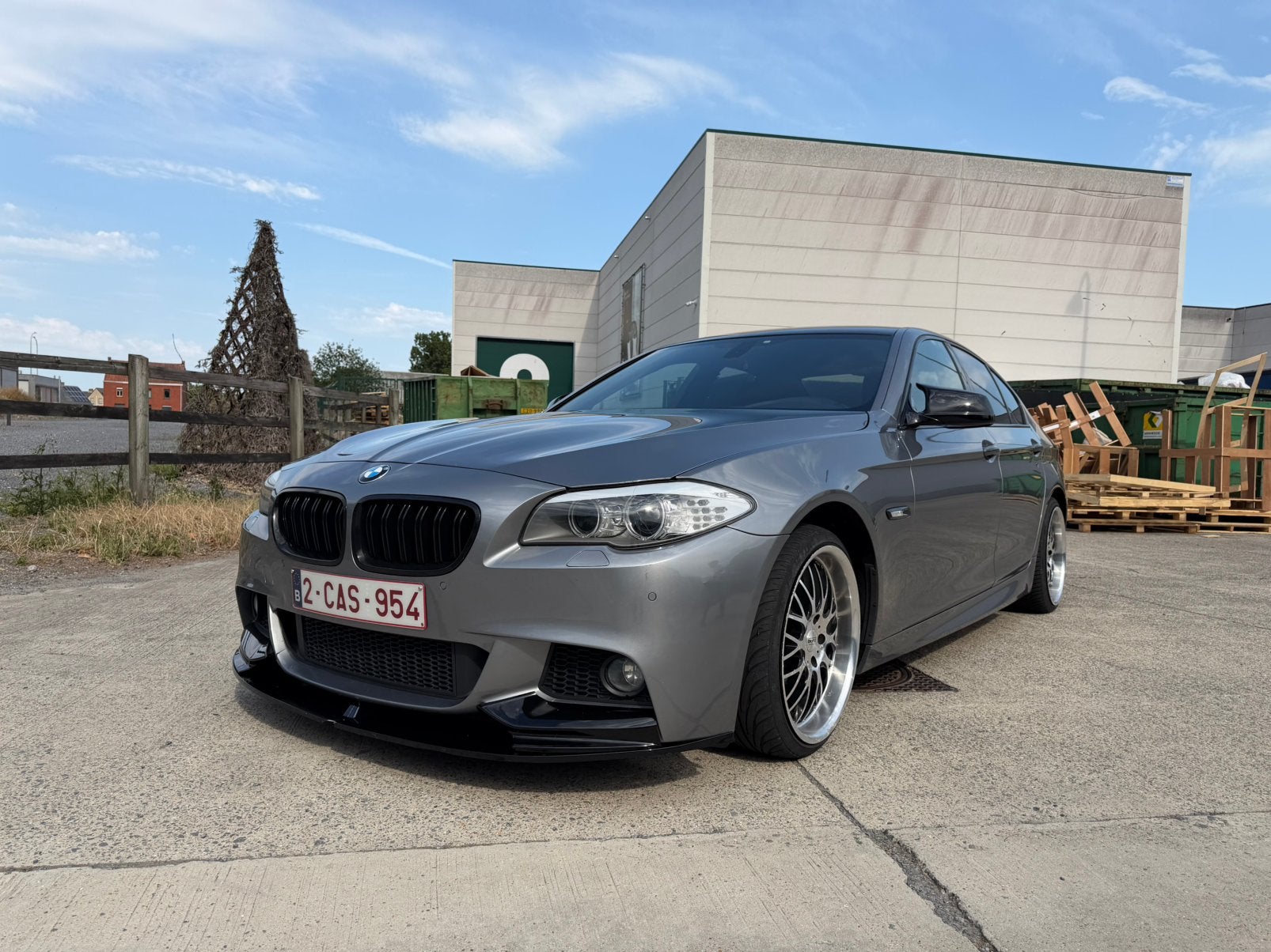 Bmw 520d met weinig km!, Autos, Cuir, Noir, 5 portes, Diesel