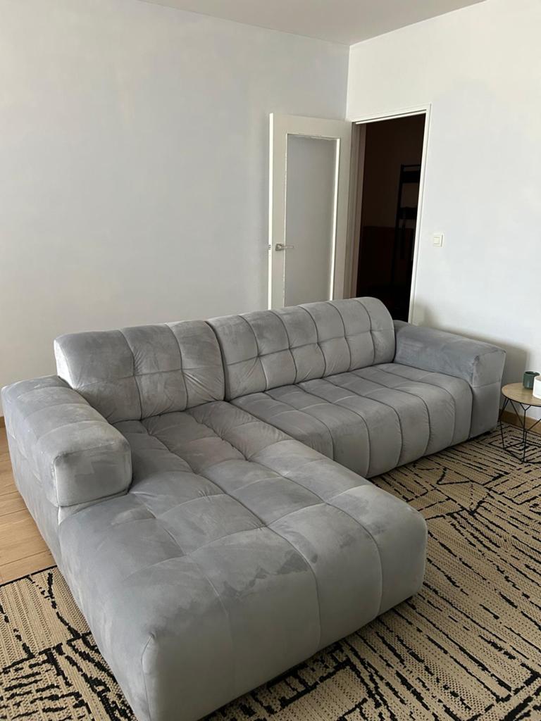 Lounge bank / zetel / hoekzetel, Ophalen, Nieuw, Stof, Modern