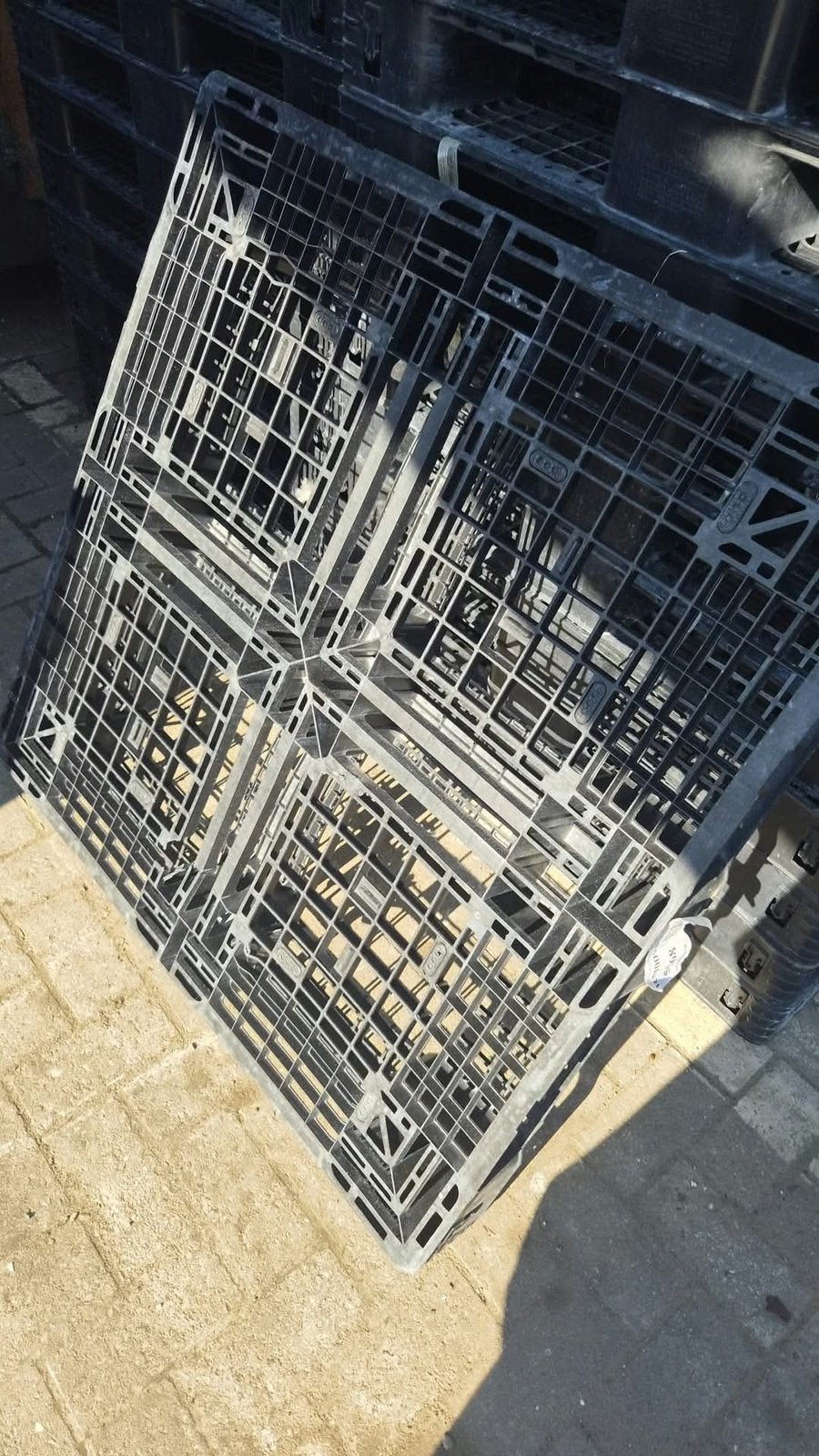 Plastic pallet 110x110 cm, Ophalen, Zo goed als nieuw