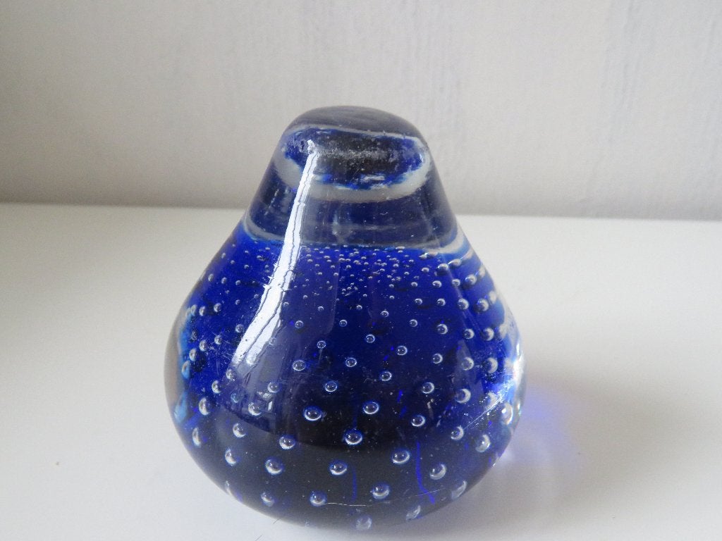 Verre de Murano en forme de poire Presse Papier années 1970, Enlèvement ou Envoi