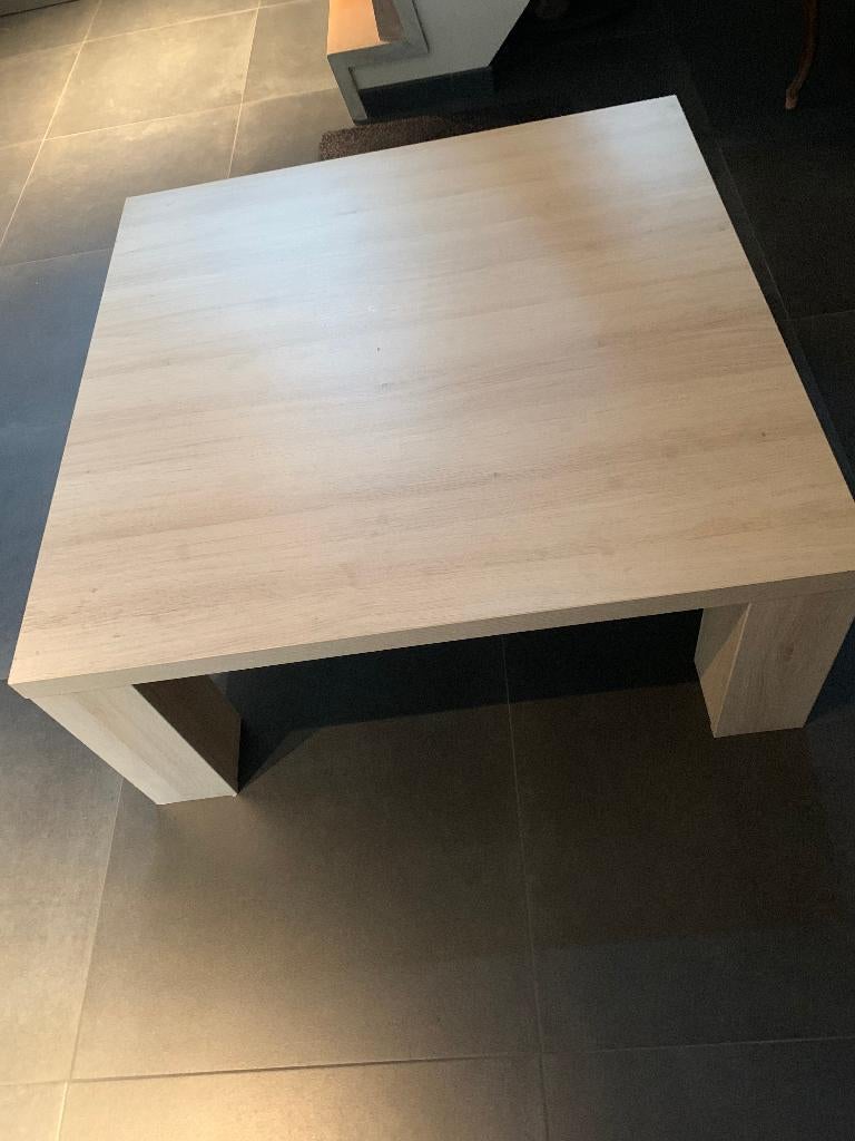 Salontafel (+ bijhorende TV meubel), Huis en Inrichting, Tafels | Salontafels, Ophalen, 50 tot 100 cm, Vierkant, 50 tot 100 cm