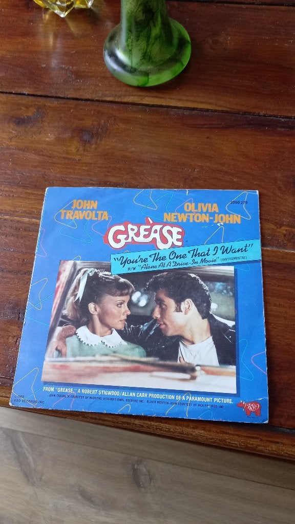 Vinyl (45t) bande original du film "grease ", Cd's en Dvd's, Ophalen, Zo goed als nieuw, Pop