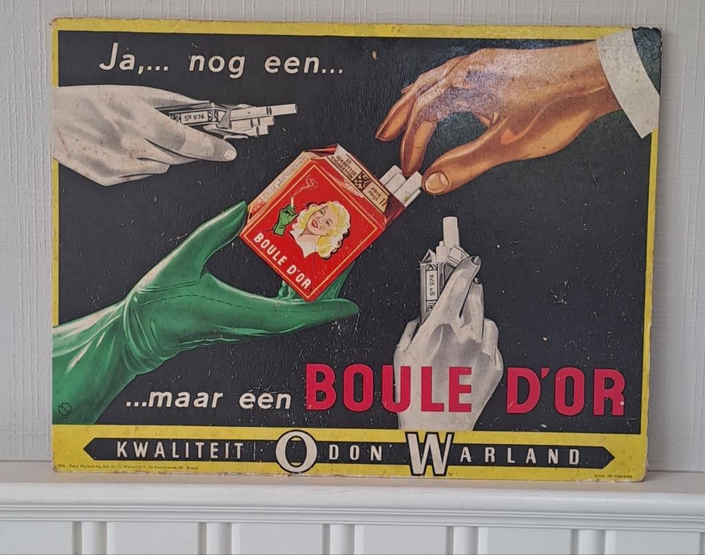 Reklamebord Boule d'or, Ophalen of Verzenden