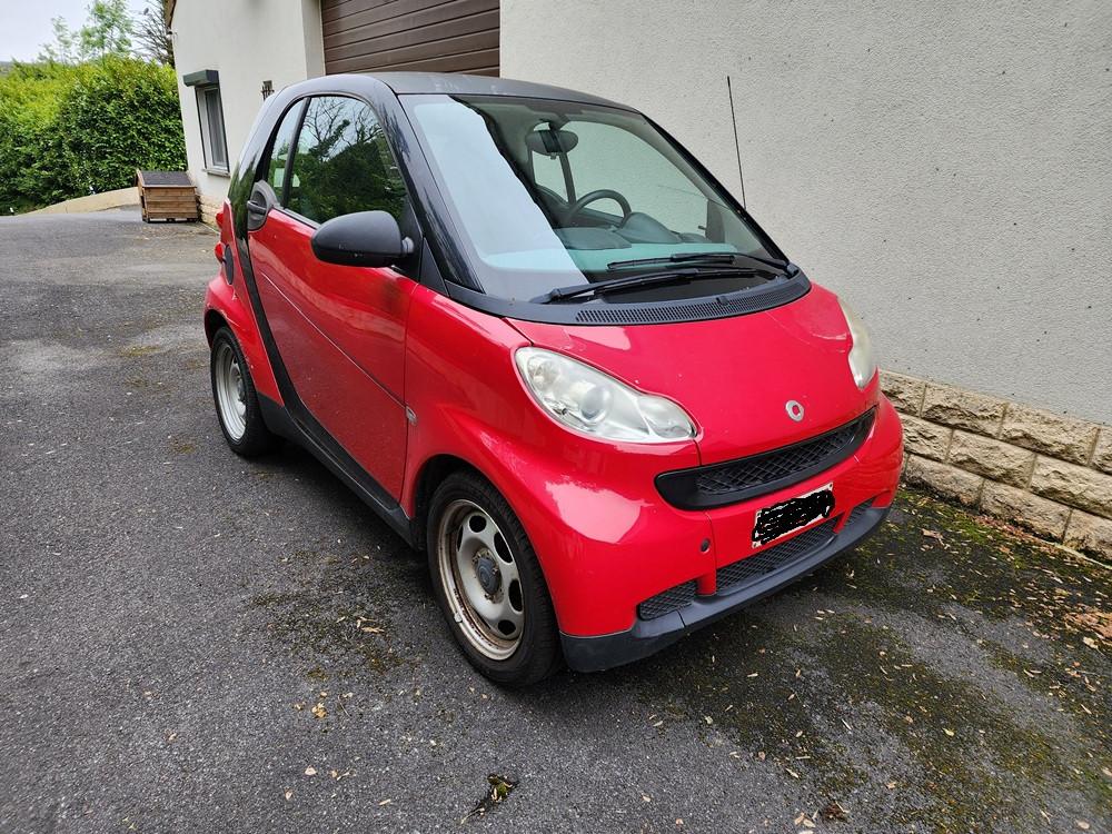 smart fortwo, Auto's, Smart, Euro 5, Stof, Grijs, 2 zetels