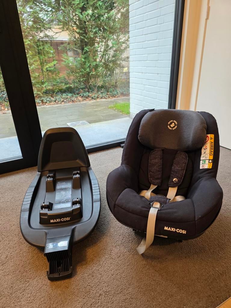 Maxi Cosi Pearl Smart i-size + Maxi Cosi isofix 3-way fix, Ophalen, Isofix