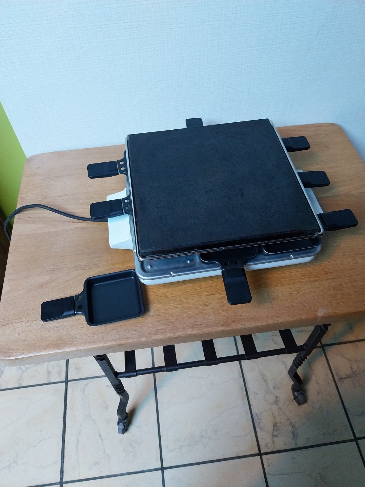 Raclette et Pierrade tefal, Electroménager, Enlèvement, Utilisé, 4 à 7 personnes