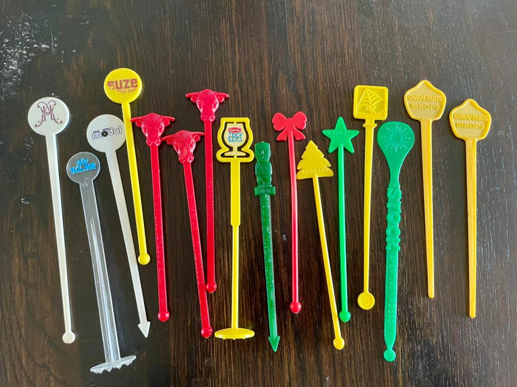 16 roerstaafjes voor cocktails, Ophalen of Verzenden