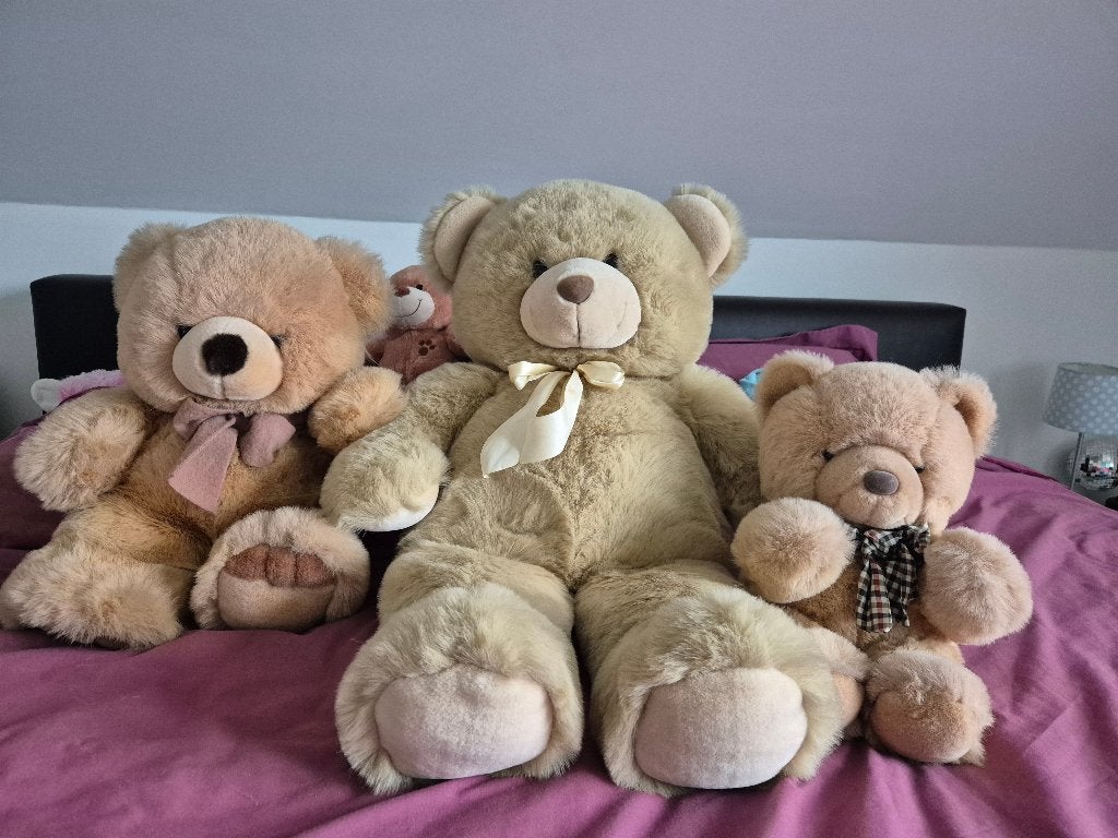 set Teddyberen, Ophalen, Zo goed als nieuw, Bruin, Beer