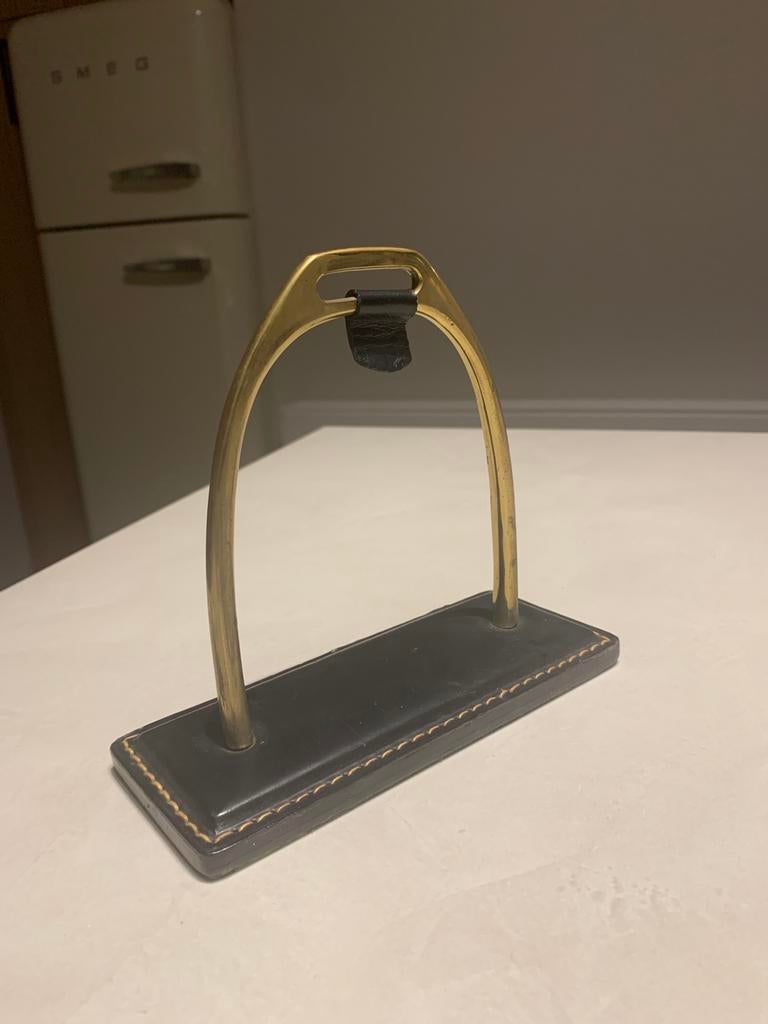 Vintage stijgbeugel- bureau accessoire, Ophalen of Verzenden, Zo goed als nieuw