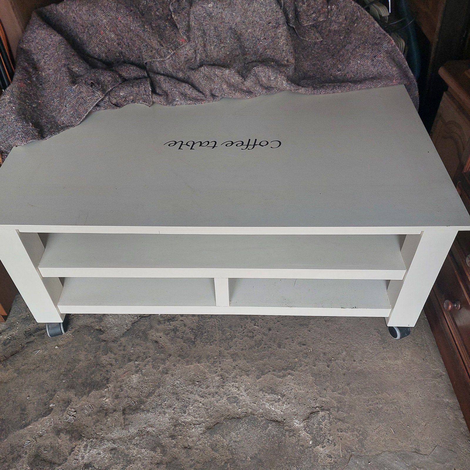 mooie Grote salontafel, Enlèvement