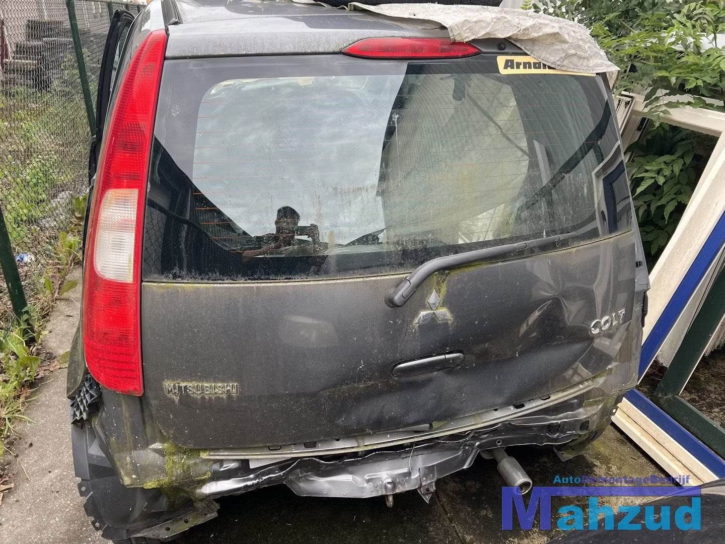 MITSUBISHI COLT 6 achterklep raam ruitenwissermotor slot gas, Info@mitsubishi-motors.com, Arrière, Mitsubishi Motors Corporation