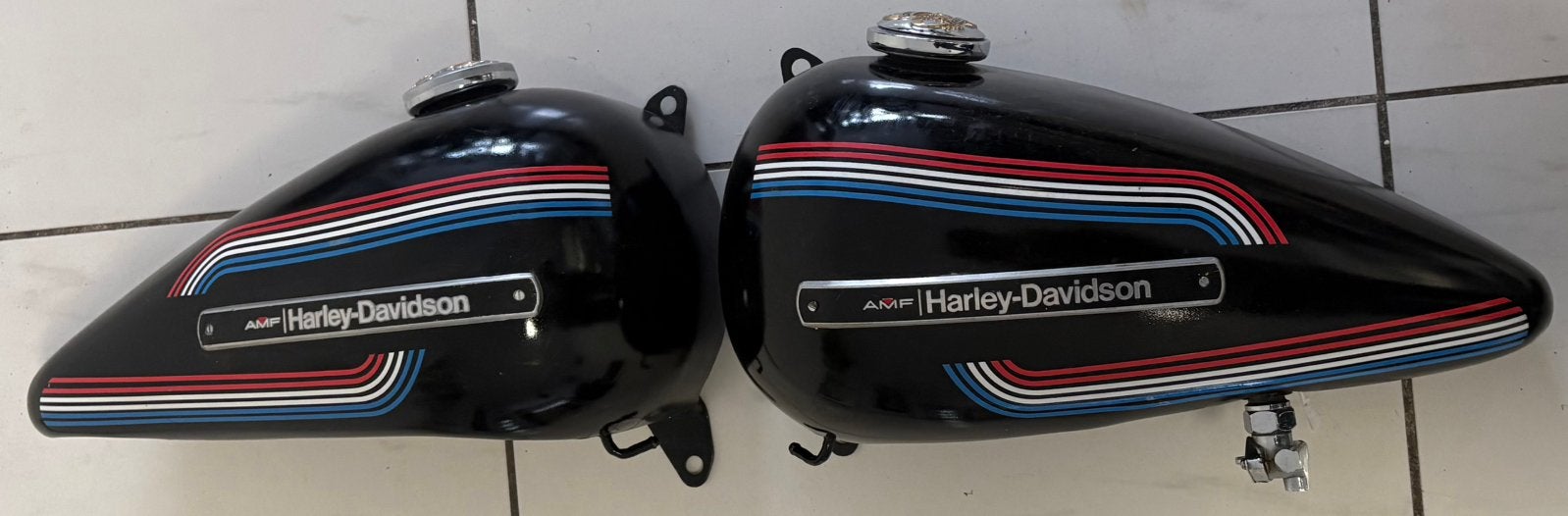 Harley Davidson shovelhead Amf tanks, Envoi, Utilisé