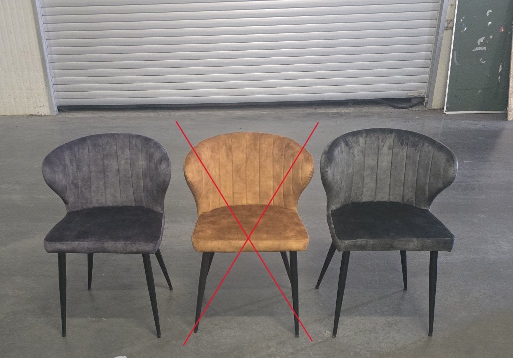 Toffe stoelen in fluweel , grijs of groen. €50/stuk!!, Huis en Inrichting, Stoelen, Ophalen of Verzenden, Nieuw, Grijs