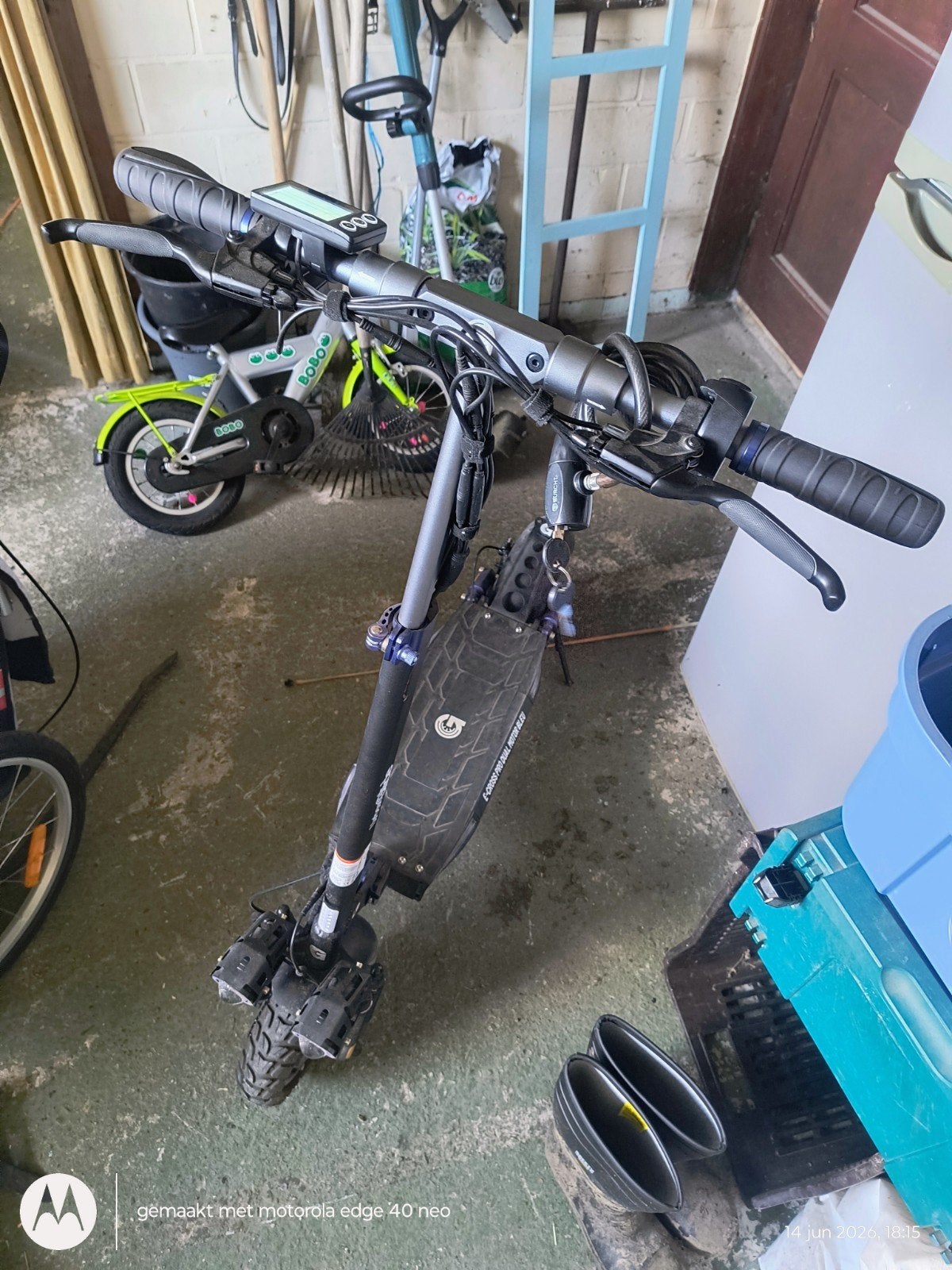 Urban Glide pro Blue motor 2x800w, Fietsen en Brommers, Steps, Ophalen, Zo goed als nieuw, Elektrische step (E-scooter), Urban glide