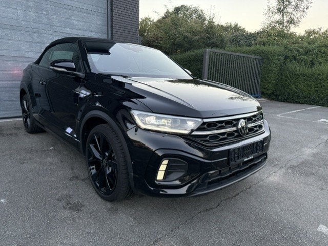 Volkswagen T-Roc Cabrio 1.5 TSI R-Line DSG Leder Trekhaak, Auto's, Dealer onderhouden, 1498 cc, 4 cilinders, Cabriolet