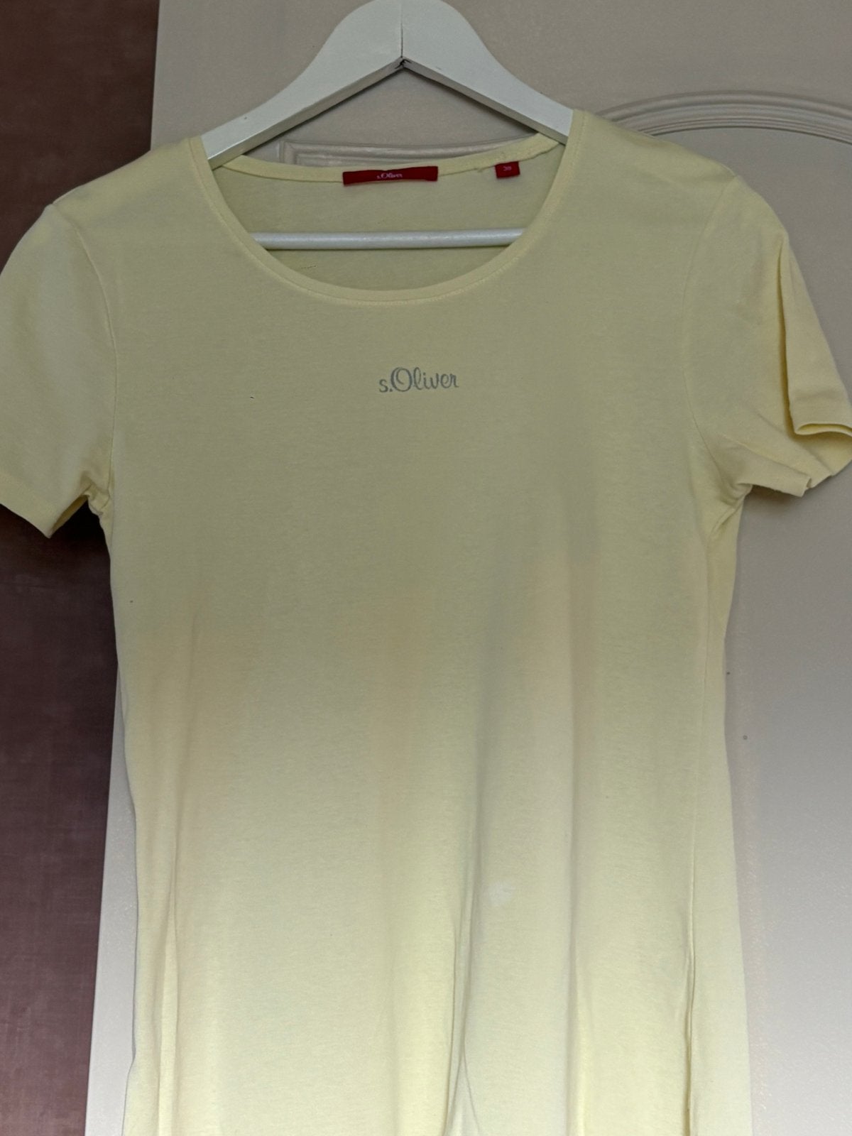 S.oliver shirt maat 38, Kleding | Dames, T-shirts, Maat 38/40 (M), Geel, Ophalen of Verzenden, Zo goed als nieuw