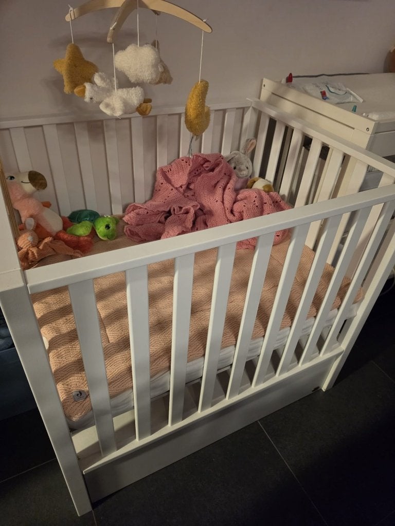 Babypark met lade + ZZOO Matras, Little Dutch Muziekmobiel, Kinderen en Baby's, Ophalen, Nieuw, Vierkant, In hoogte verstelbaar