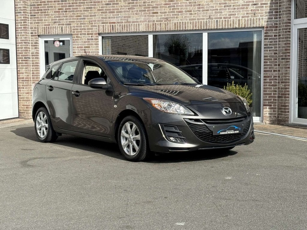 Mazda 3 1.6i Active / 144000km / 12m waarborg, Auto's, Voorwielaandrijving, Stof, Zwart, 4 cilinders