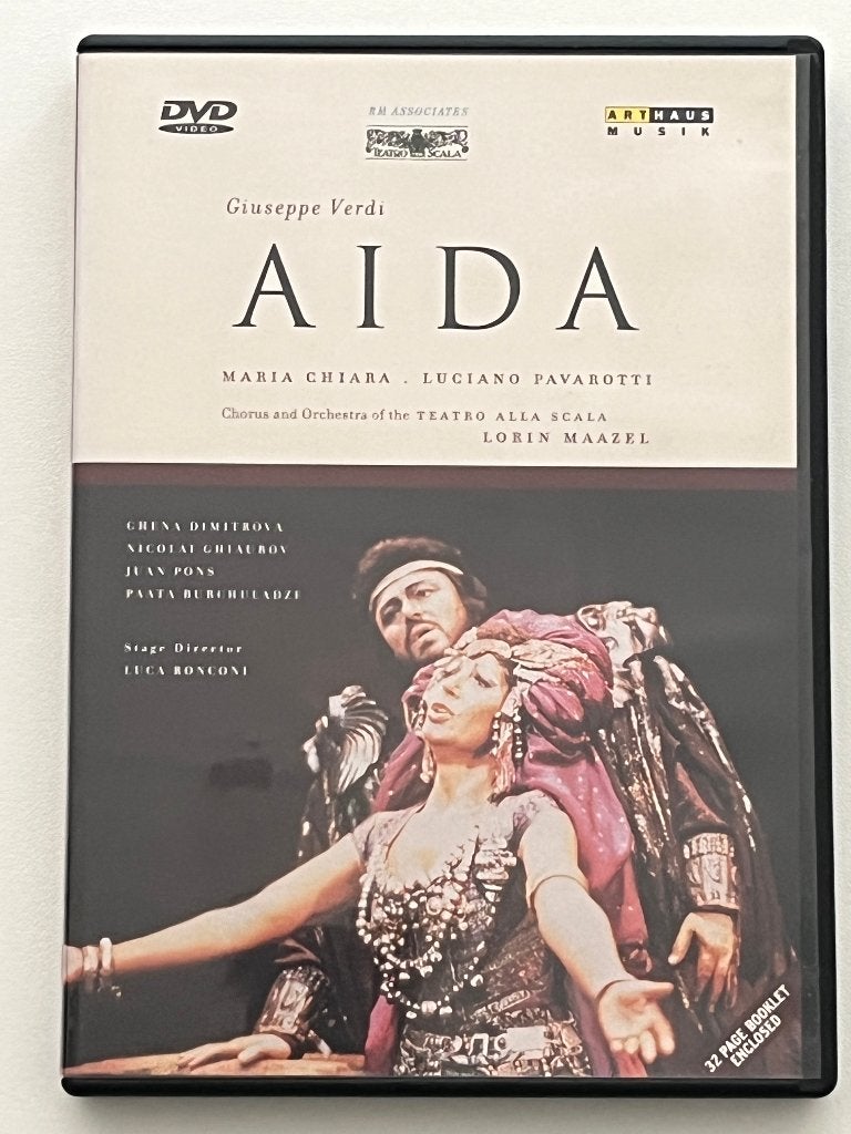 Giuseppe Verdi - Aida (DVD), Alle leeftijden, Ophalen of Verzenden, Gebruikt, Muziek en Concerten