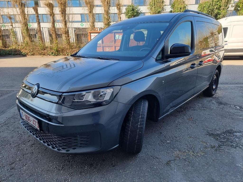 Volkswagen Caddy Maxi 2022 Automaat – Zeer goede staat, Auto's, Monovolume, 1498 cc, 4 cilinders, Overige bekleding