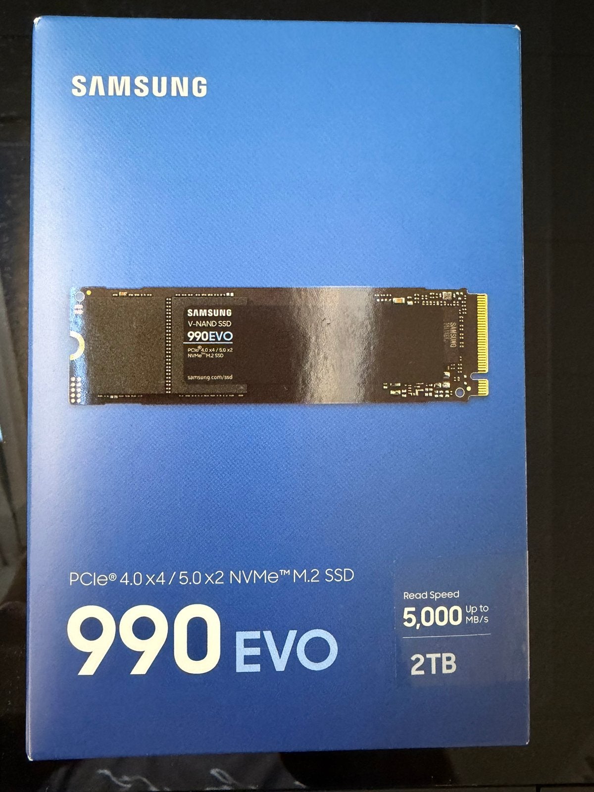 Samsung NVMe SSD 990 EVO 2TB, Informatique & Logiciels, Envoi, Comme neuf, SSD