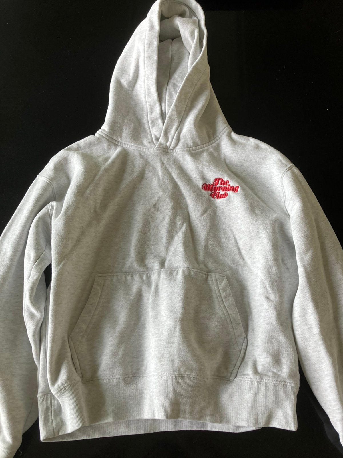 Lichtgrijze hoodie, Kinderen en Baby's, Kinderkleding | Maat 158, Ophalen, Gebruikt, Meisje, Trui of Vest