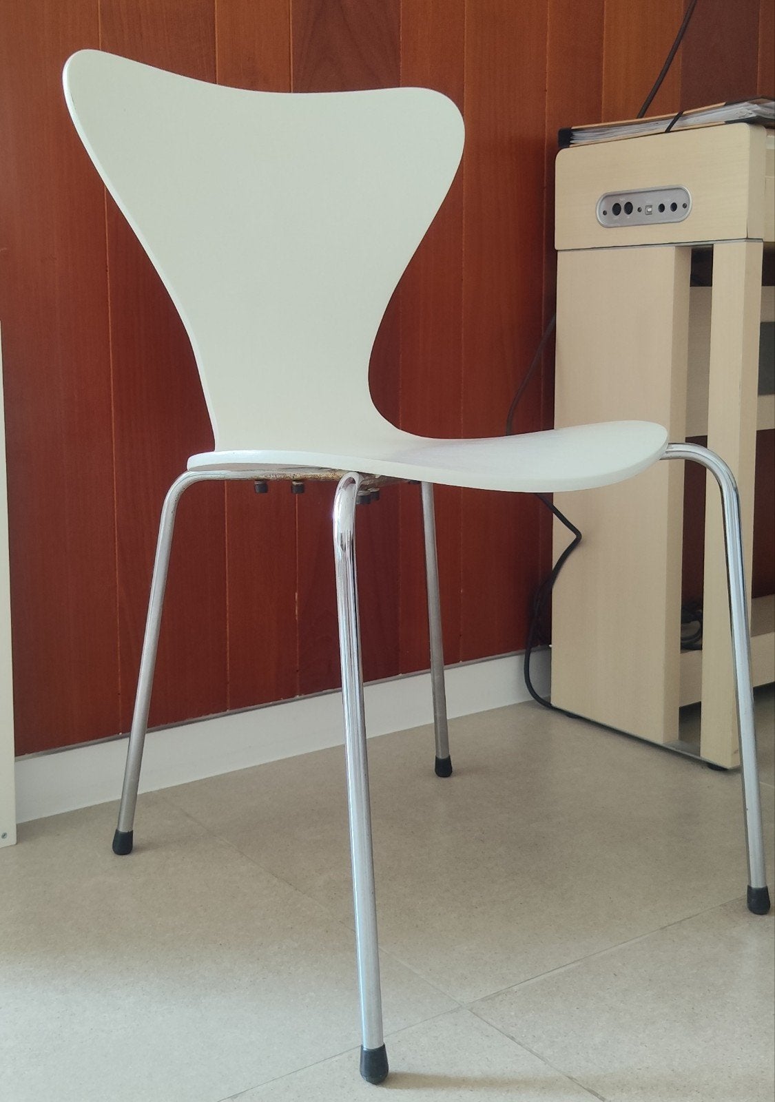 Chaises design à vendre 6 pièces, Enlèvement, Blanc