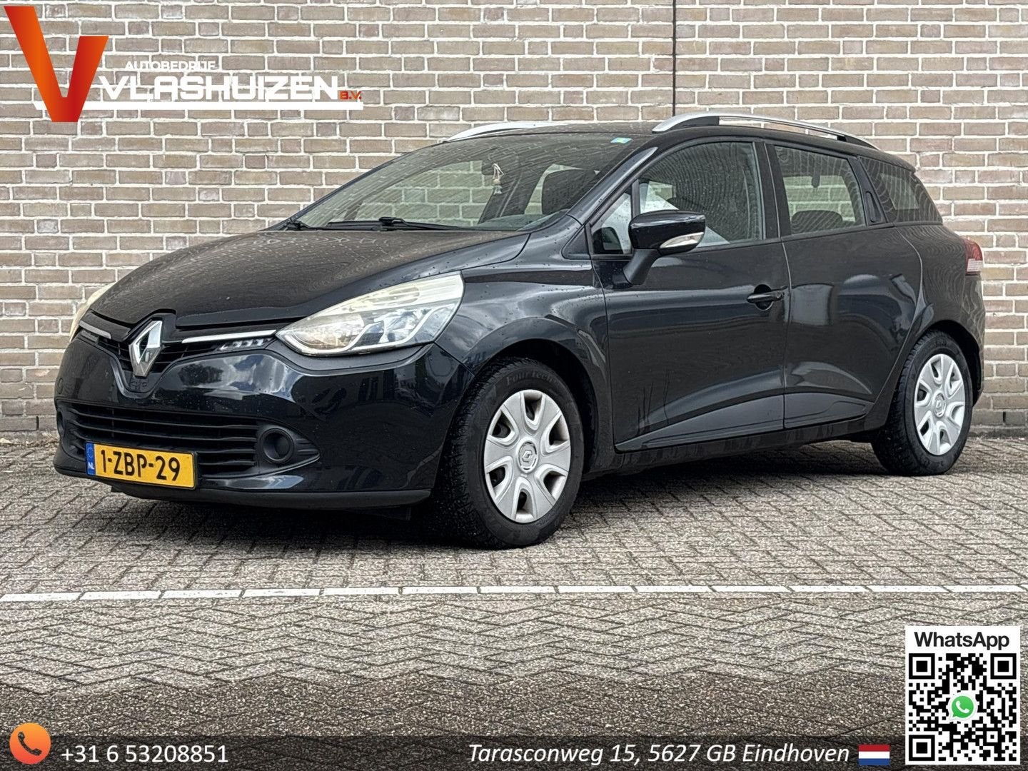 Renault Clio Estate 1.5 dCi ECO Expression | Cruise | Airco, Auto's, Renault, Electronic Stability Program (ESP), Zwart, Bedrijf