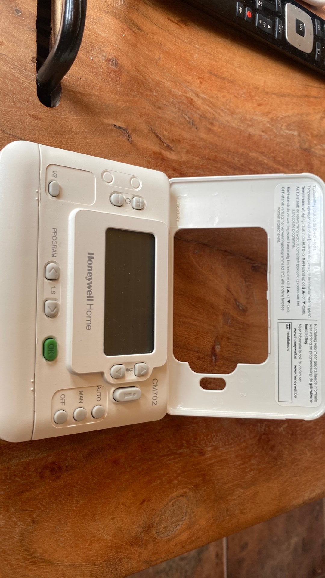 Honeywell cm702 thermostaat, Doe-het-zelf en Bouw, Ophalen, Zo goed als nieuw, Thermostaat