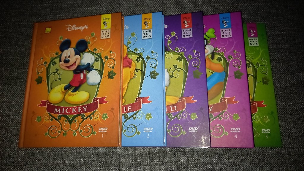 Disney Set - DVD met Boek, Cd's en Dvd's, Ophalen of Verzenden, Gebruikt