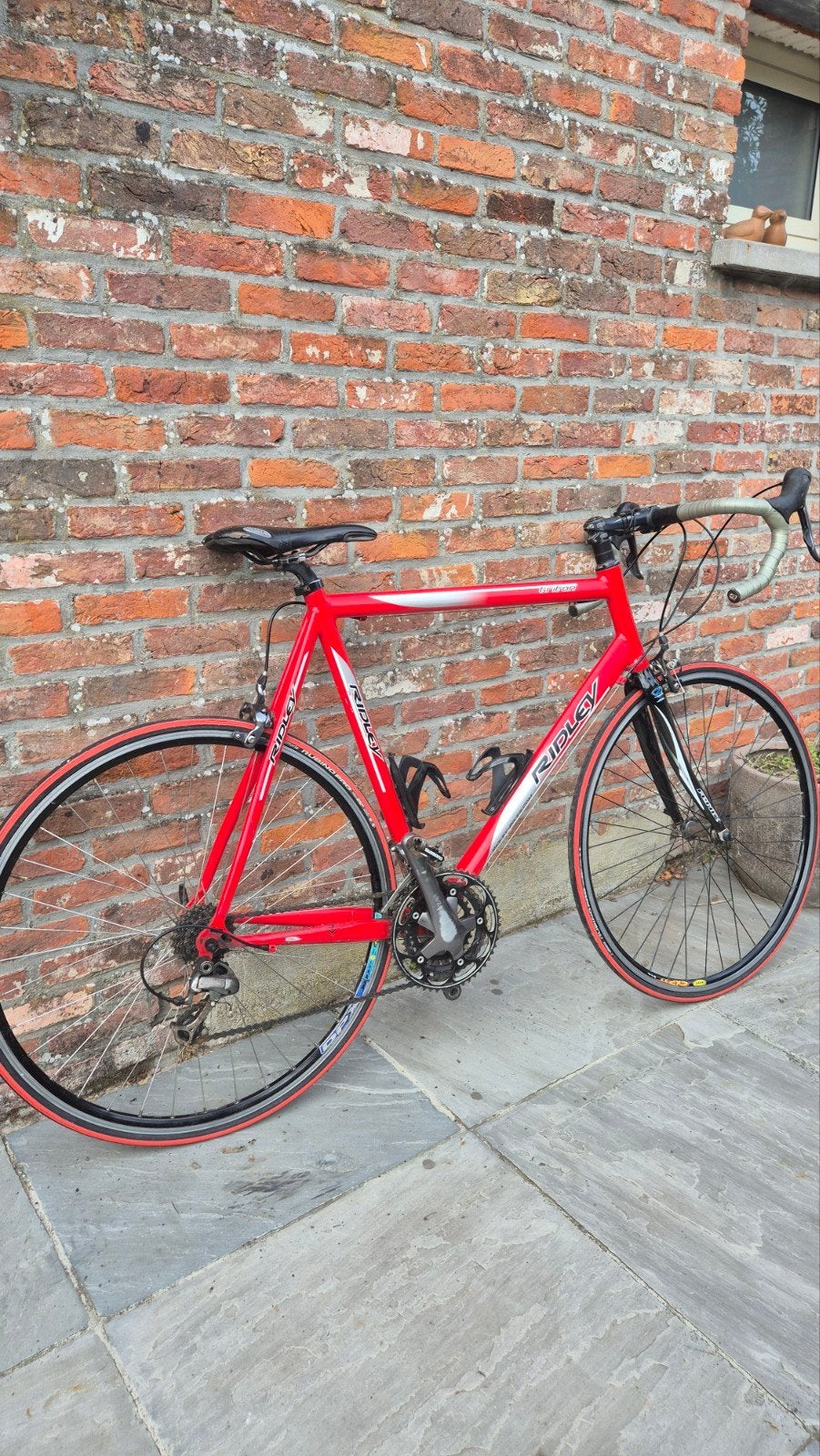 Koersfiets Ridley Triton 58cc, Fietsen en Brommers, Gebruikt, Aluminium, Overige maten, 15 tot 20 versnellingen