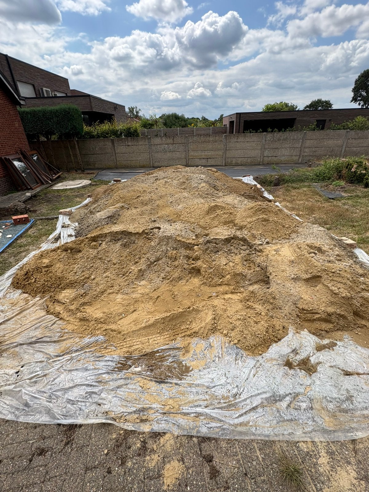Gele zand, Ophalen, Zo goed als nieuw