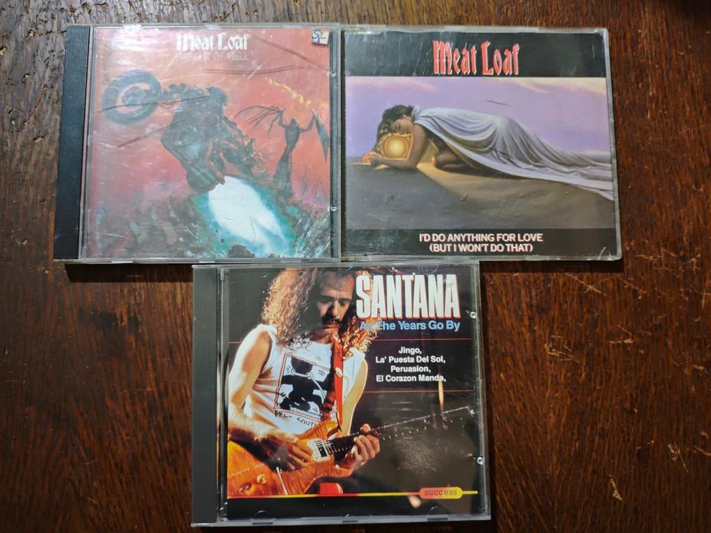 Lot rock cd's (meat loaf,Santana), Ophalen of Verzenden, Zo goed als nieuw, Poprock