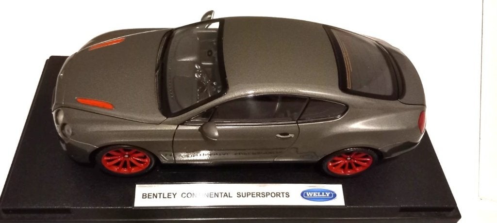1/18 Bentley Continental Gt Supersports 2009 Welly, Enlèvement ou Envoi, Comme neuf, Voiture, Welly