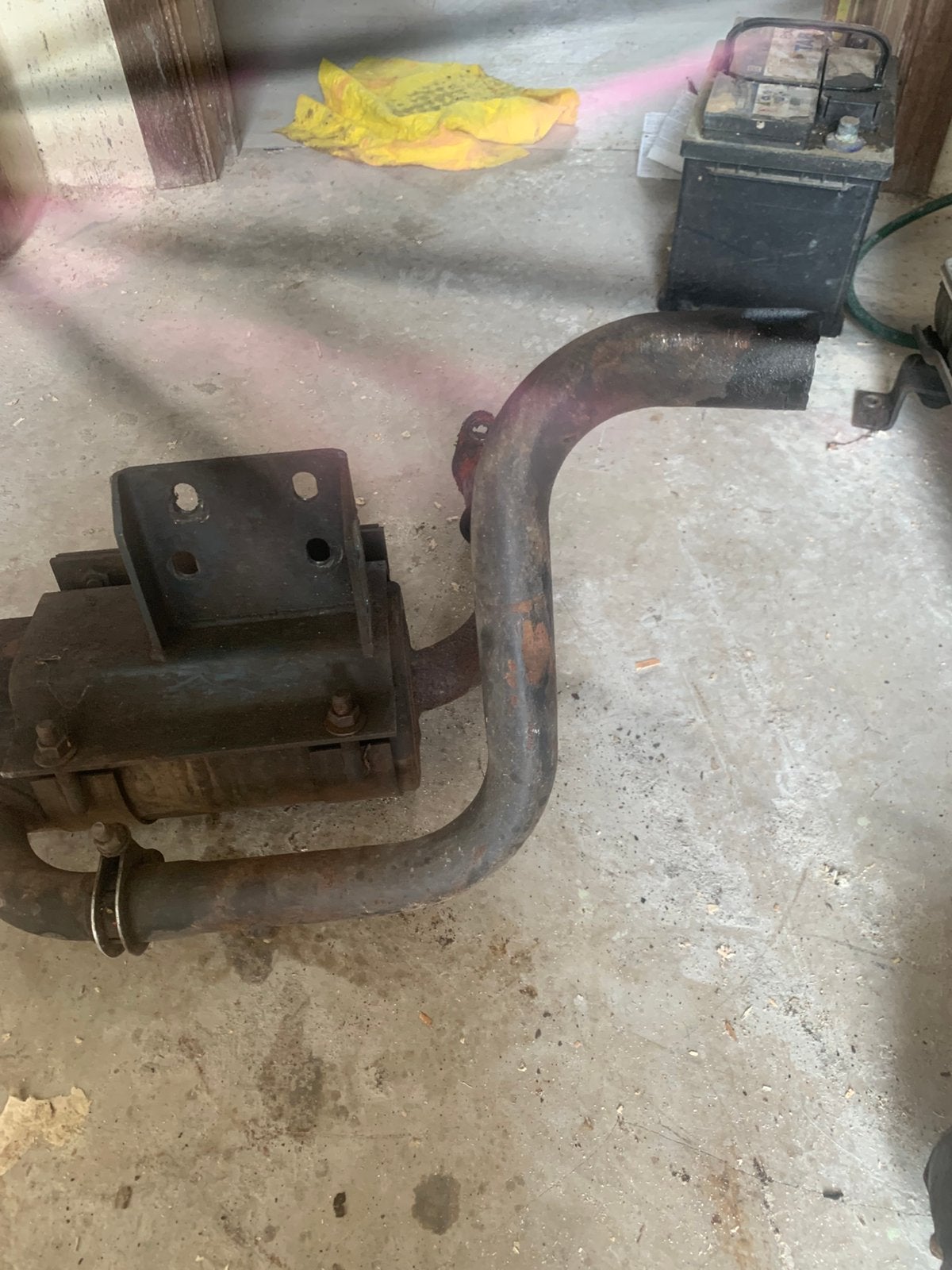 Pot d’échappement d’origine pour microtracteur Kubota, Articles professionnels, Enlèvement ou Envoi