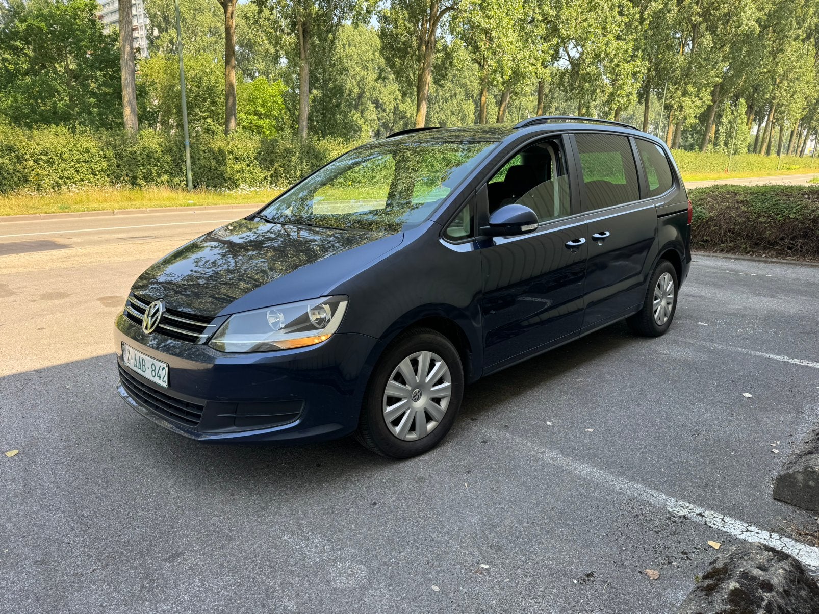Ww Sharan 1400 tsi  Essence 7 PLACES, Auto's, Volkswagen, Euro 5, 4 cilinders, Blauw, 7 zetels