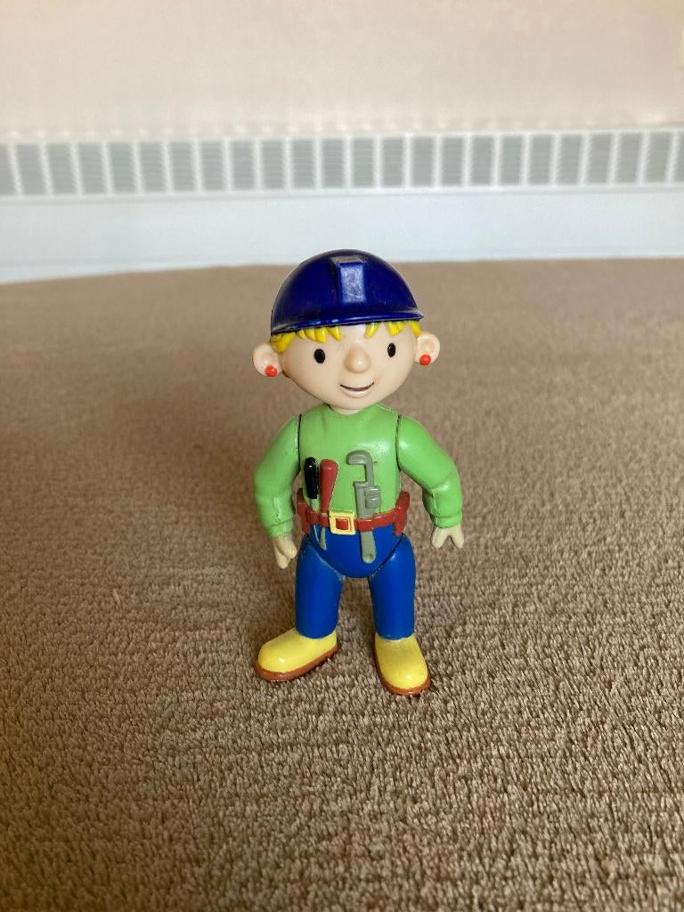 Bob de bouwer in kunststof, H= 10 cm, Ophalen of Verzenden, Zo goed als nieuw