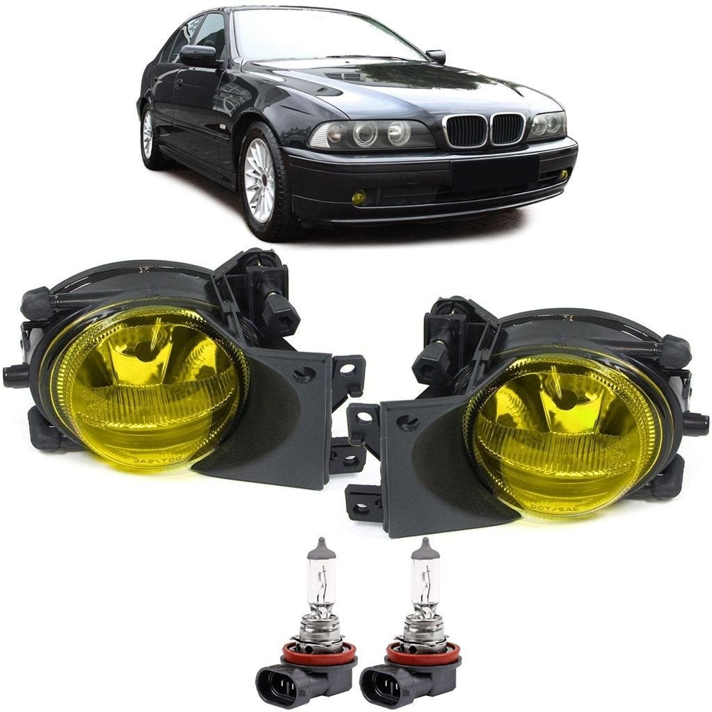 Gele Mistlampen Voor BMW E39 LCI H8 Limousine Touring [2000–, Envoi