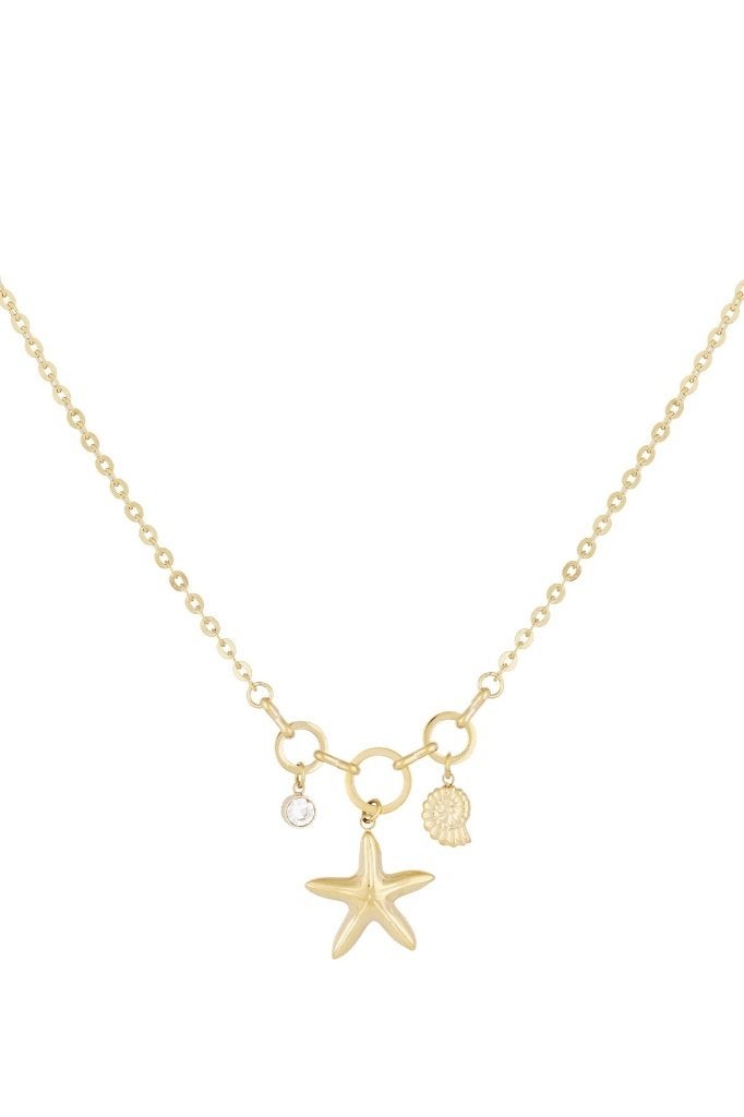 bedelketting i sea you, Handtassen en Accessoires, Ophalen of Verzenden, Nieuw, Blauw